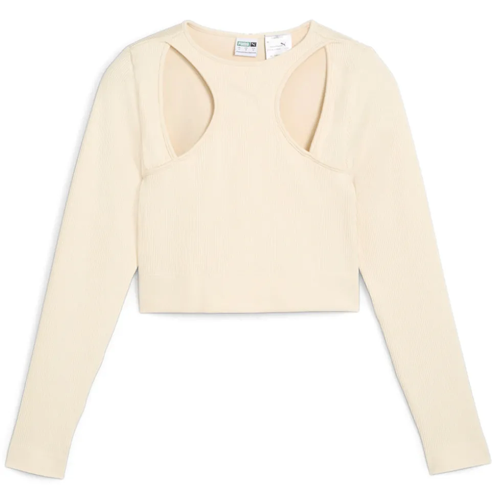 Dare To Muted Motion Crew Neck Long Sleeve Pullover Shirt
