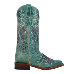 Dreamer Embroidered Narrow Square Toe Cowboy Boots