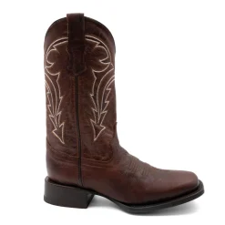 Dylan Embroidered Square Toe Cowboy Boots