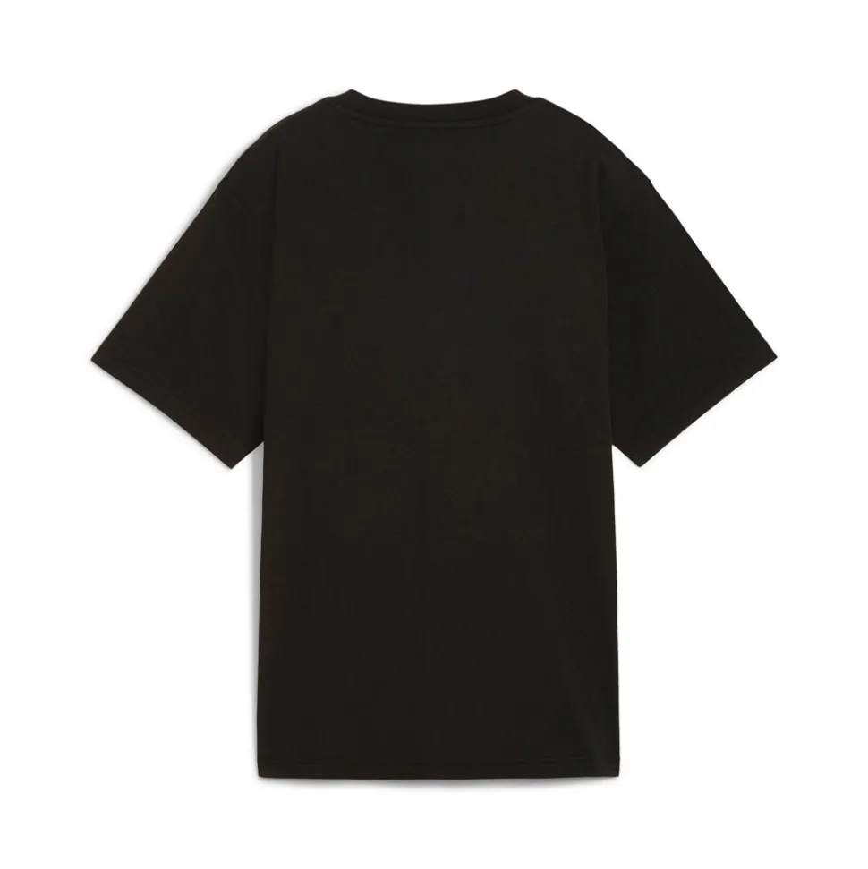 Essential Tape Metallic Logo Crew Neck Short Sleeve T-Shirt