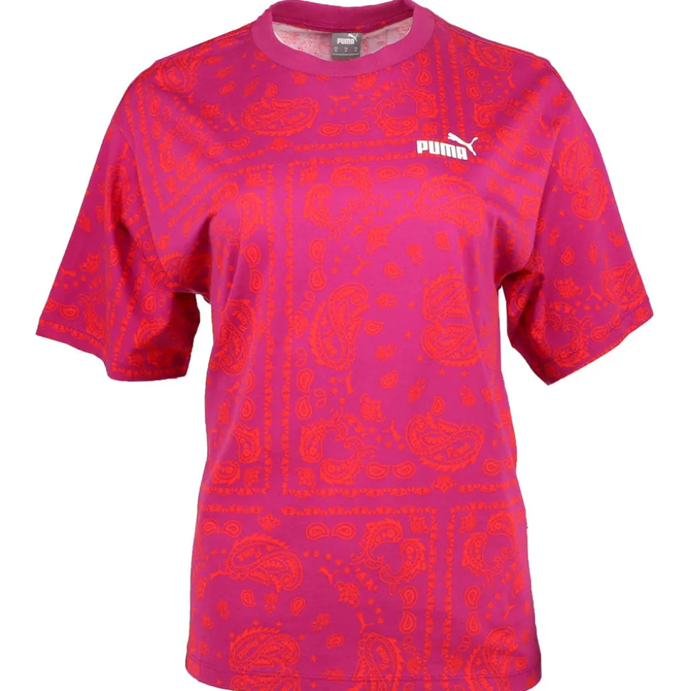 Essentials Paisley Crew Neck Short Sleeve T-Shirt
