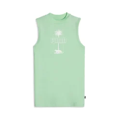 Essentials Palm Resort Graphic Crew Neck Tank Top
