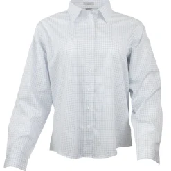 EZCare Woven Collared Long Sleeve Button Up Shirt