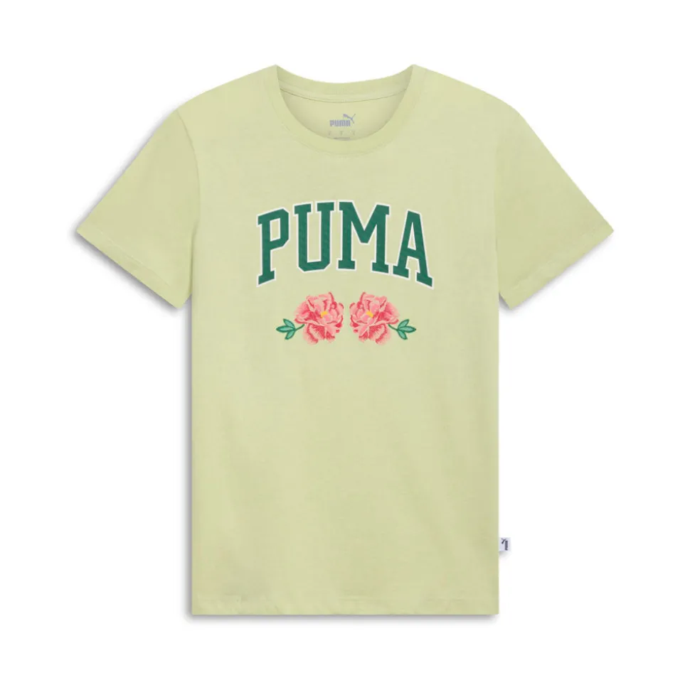 Faux Embroidery Floral Crew Neck Short Sleeve T-Shirt
