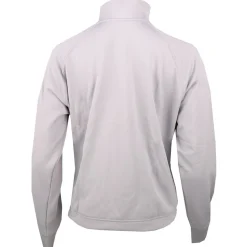 Fleece Collared Long Sleeve Quarter Zip Pullover Top