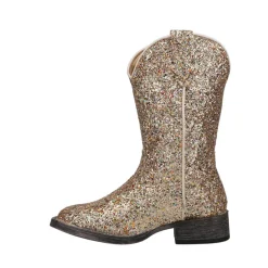Glitter Galore Square Toe Cowboy Boots (Little Kid-Big Kid)