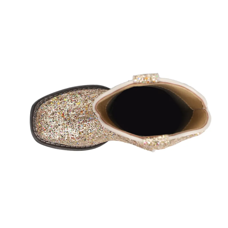 Glitter Galore Square Toe Cowboy Boots (Little Kid-Big Kid)