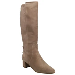 Go-To Round Toe Block Heel Zippered Boots