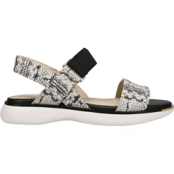 Grand Ambition Carmel Snake Slingback Sandals