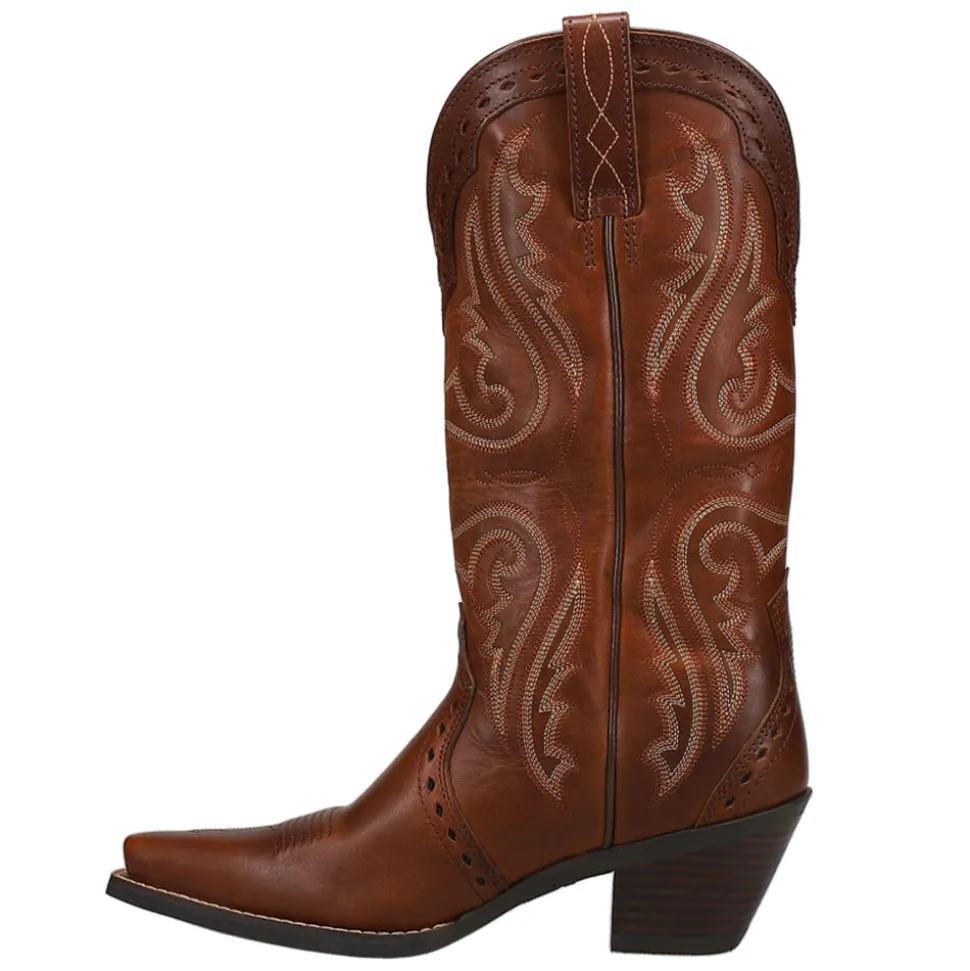 Heritage Embroidery Snip Toe Cowboy Boots