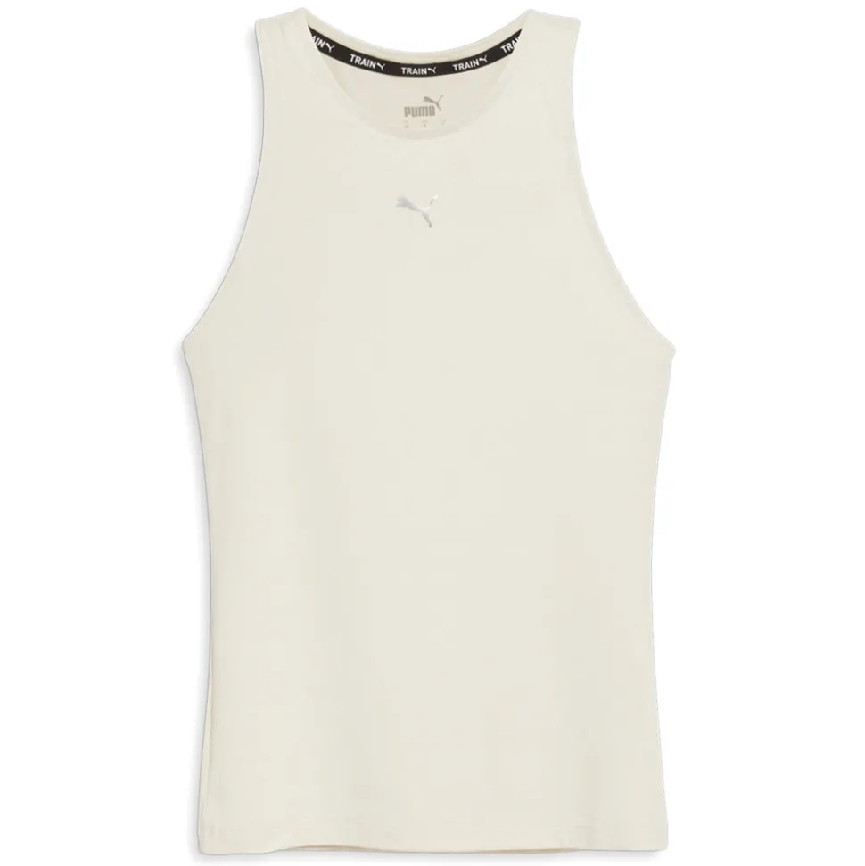 High Crew Neck Athletic Tank Top