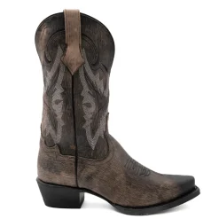 Holly Embroidered Snip Toe Pull On Cowboy Boots