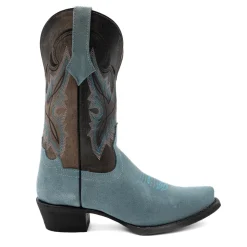 Holly Embroidered Snip Toe Pull On Cowboy Boots