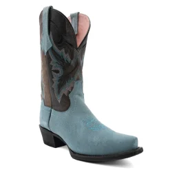 Holly Embroidered Snip Toe Pull On Cowboy Boots