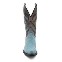 Holly Embroidered Snip Toe Pull On Cowboy Boots