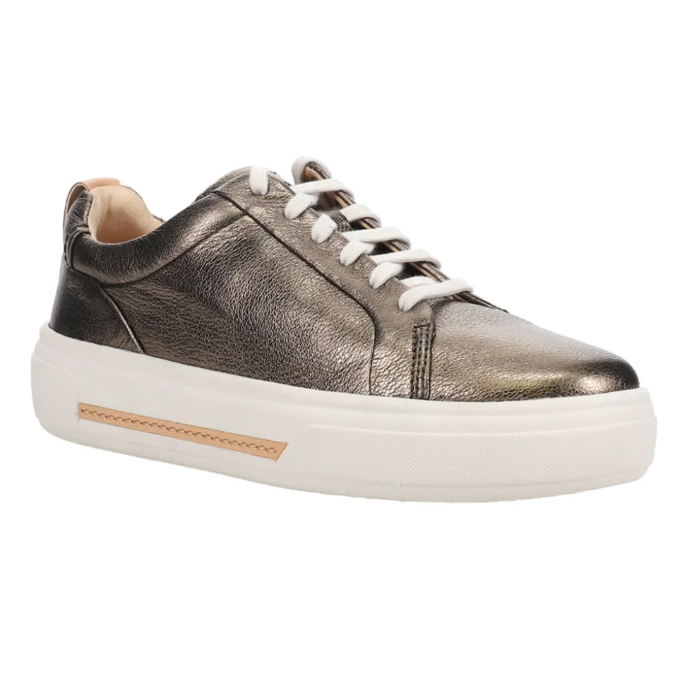 Hollyhock Walk Metallic Platform Lace Up Sneakers