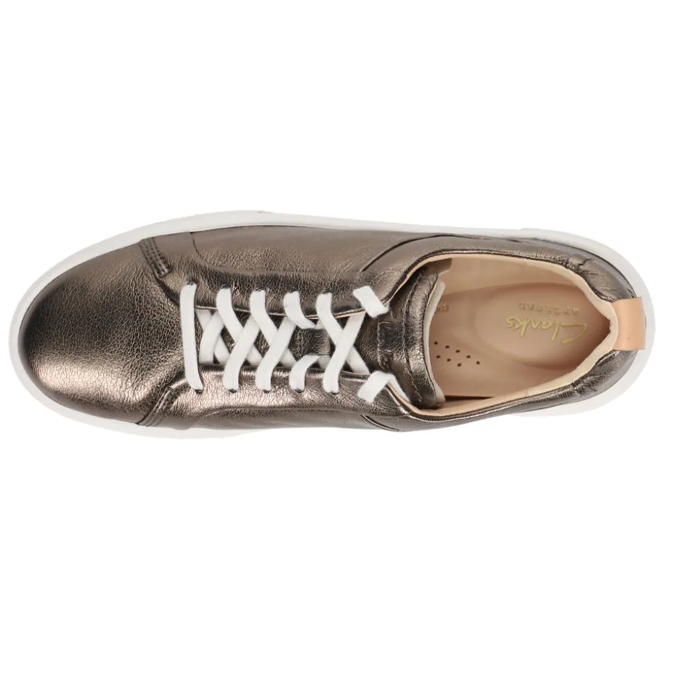 Hollyhock Walk Metallic Platform Lace Up Sneakers