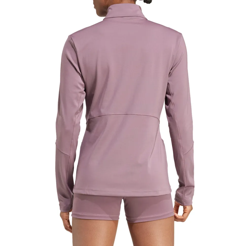 Hyperglam Training Long Sleeve Quarter Zip Pullover Top