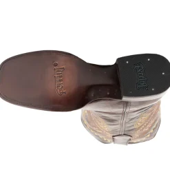 Jesse Alligator Print Square Toe Cowboy Boots