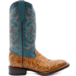 Kai Embroidered Square Toe Cowboy Boots