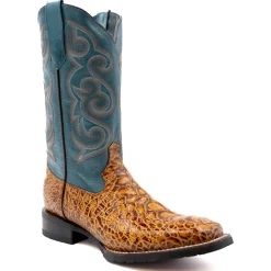 Kai Embroidered Square Toe Cowboy Boots