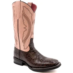Kai Embroidered Square Toe Pull On Cowboy Boots