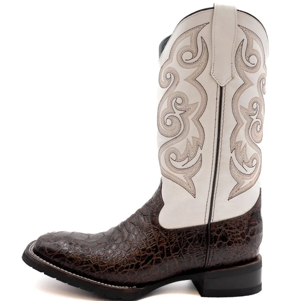 Kai Embroidered Square Toe Cowboy Boots