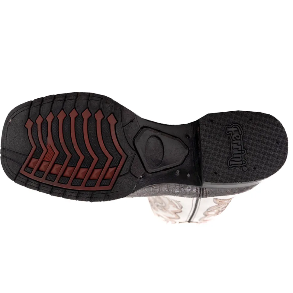 Kai Embroidered Square Toe Cowboy Boots