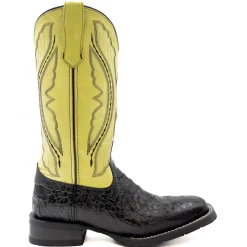 Kai Embroidered Square Toe Pull On Cowboy Boots