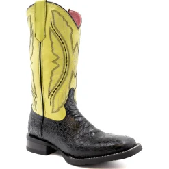 Kai Embroidered Square Toe Pull On Cowboy Boots