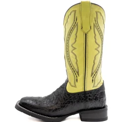 Kai Embroidered Square Toe Pull On Cowboy Boots