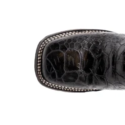 Kai Embroidered Square Toe Pull On Cowboy Boots