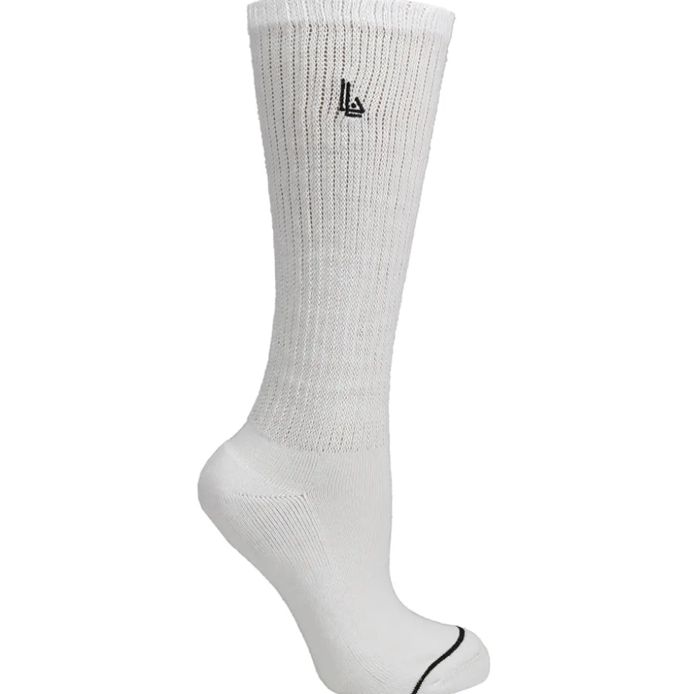 L London 1/2 Terry Slouch Crew Socks