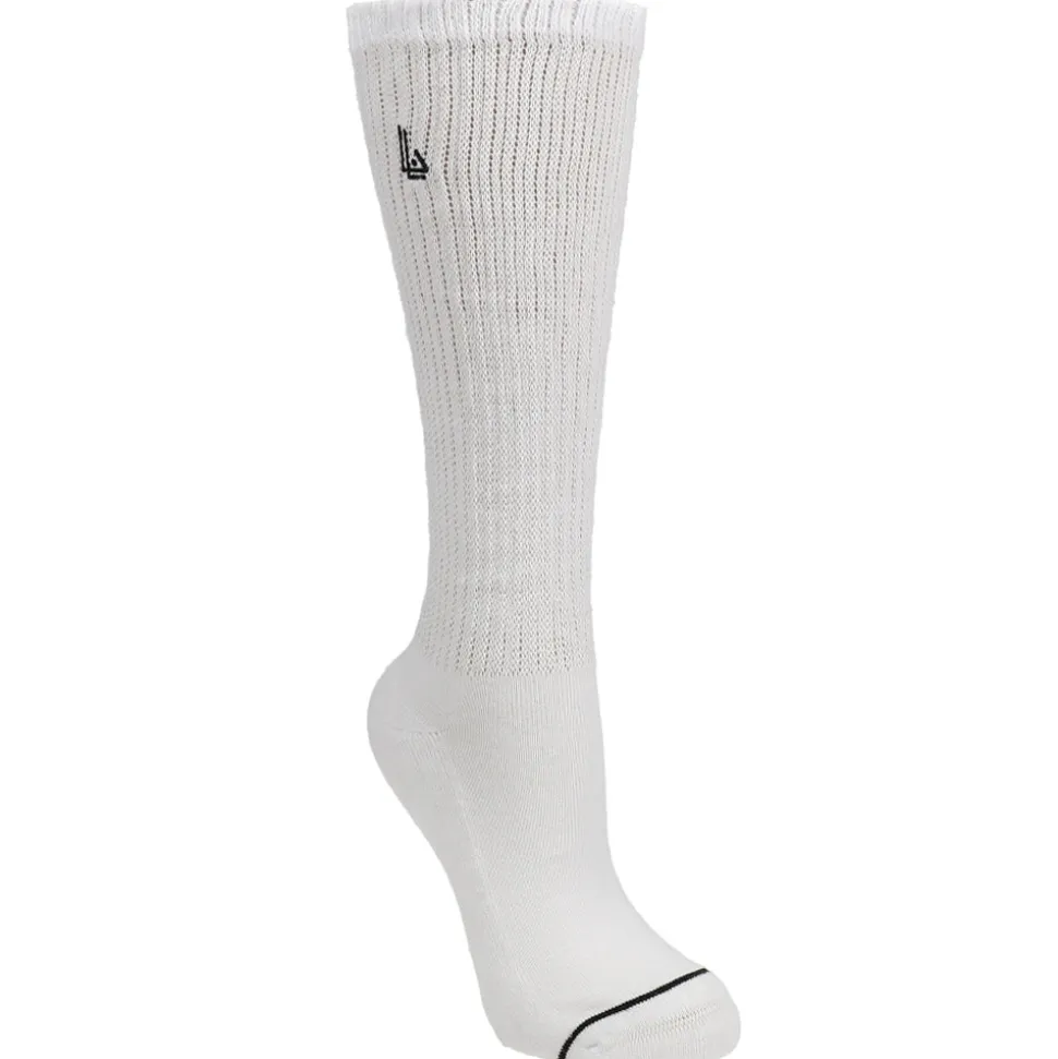 L London 1/2 Terry Slouch Crew Socks