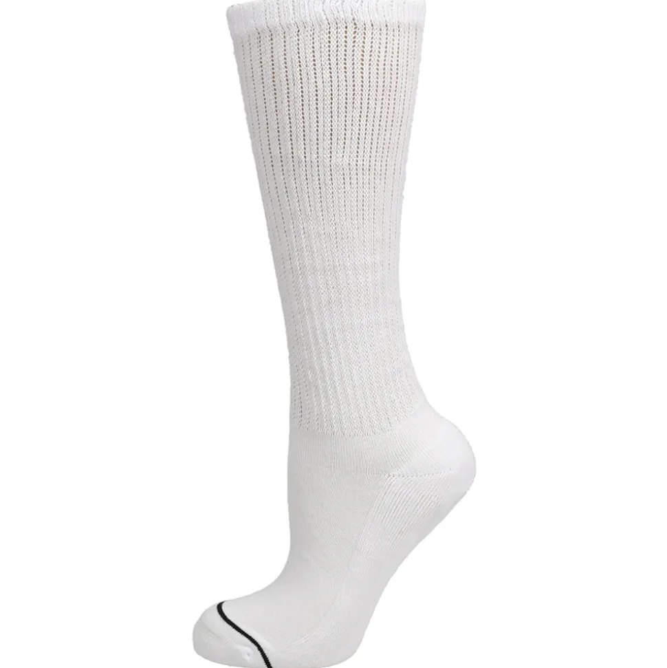 L London 1/2 Terry Slouch Crew Socks