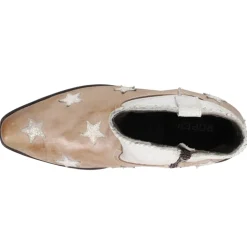 Liberty White Star Patriotic Snip Toe Cowboy Booties