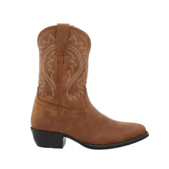 Lil' Durango Round Toe Cowboy Boots (Little Kid)