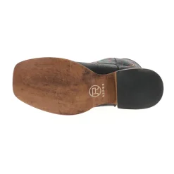Loretta Embroidered Square Toe Pull On Cowboy Boots