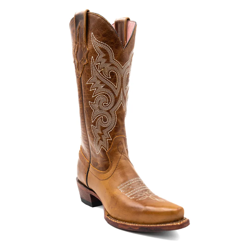 Mae Embroidered Snip Toe Cowboy Boots