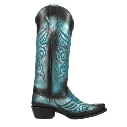 Masquerade Metallic Studded Snip Toe Cowboy Boots