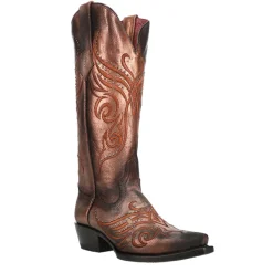 Masquerade Metallic Studded Snip Toe Cowboy Boots
