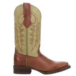 Maverick Embroidered Square Toe Cowboy Boots