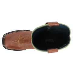 Maverick Embroidered Square Toe Cowboy Boots