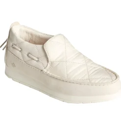 Moc-Sider Quilted Slip On Flats