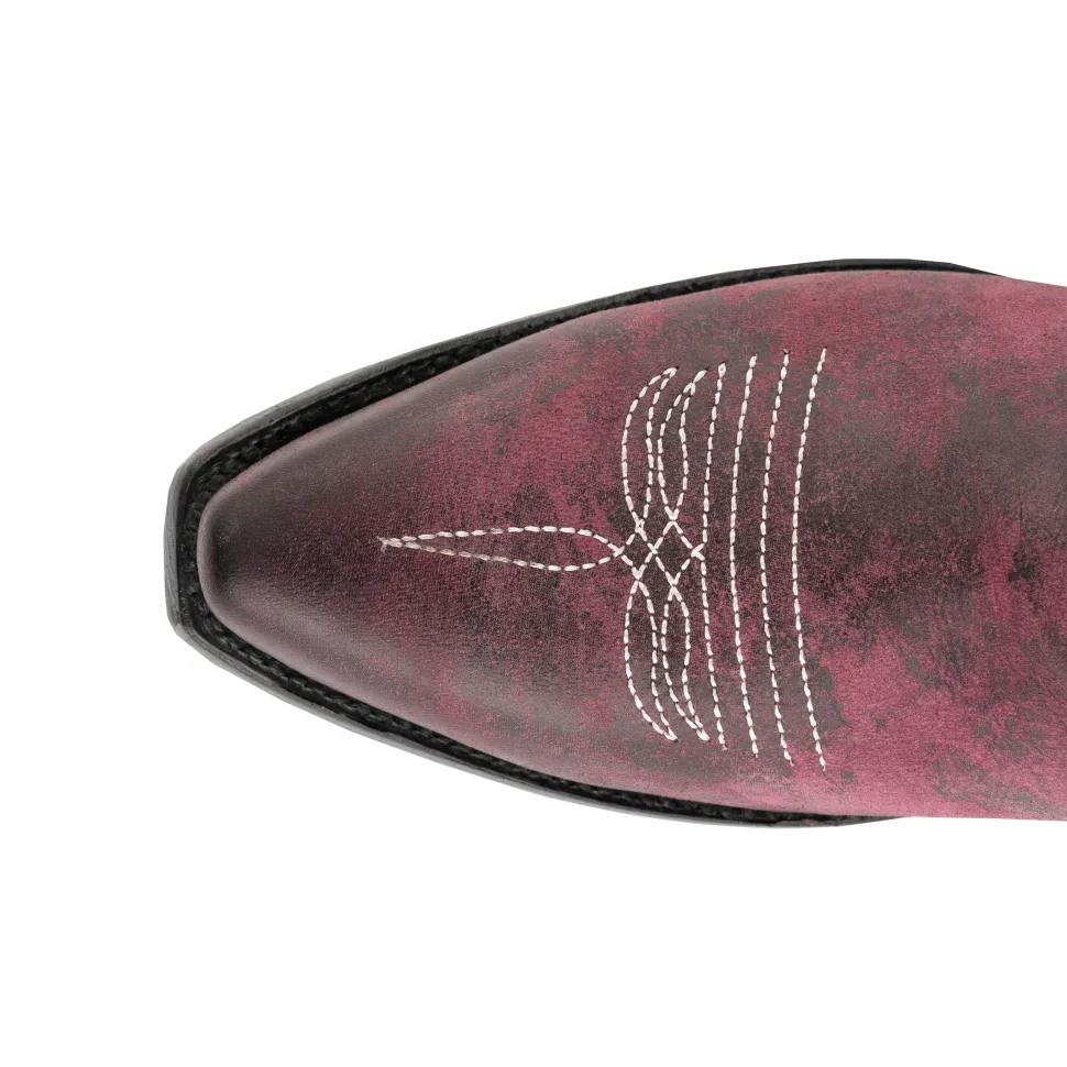 Molly Embroidered Snip Toe Zippered Cowboy Booties