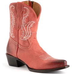Molly Embroidered Snip Toe Zippered Cowboy Booties