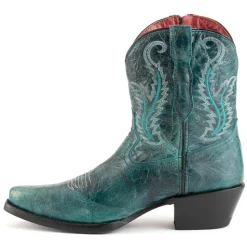 Molly Embroidered Snip Toe Zippered Cowboy Booties
