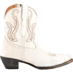 Molly Embroidered Snip Toe Zippered Cowboy Booties