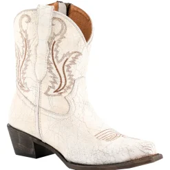 Molly Embroidered Snip Toe Zippered Cowboy Booties