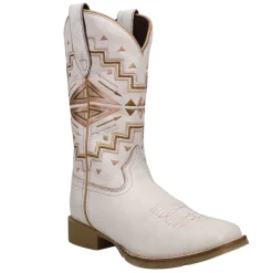 Monterey Aztec Southwest Square Toe Cowboy Boots
